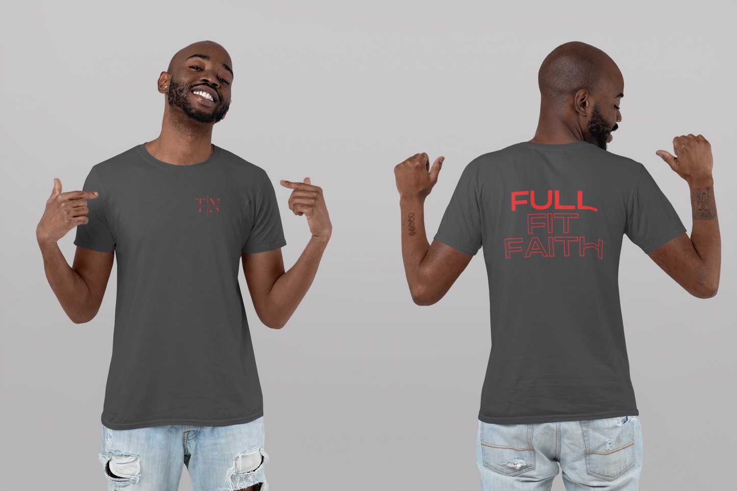 Full Fit Faith Tee: Fuel Your Workouts with Faith-Based Inspiration